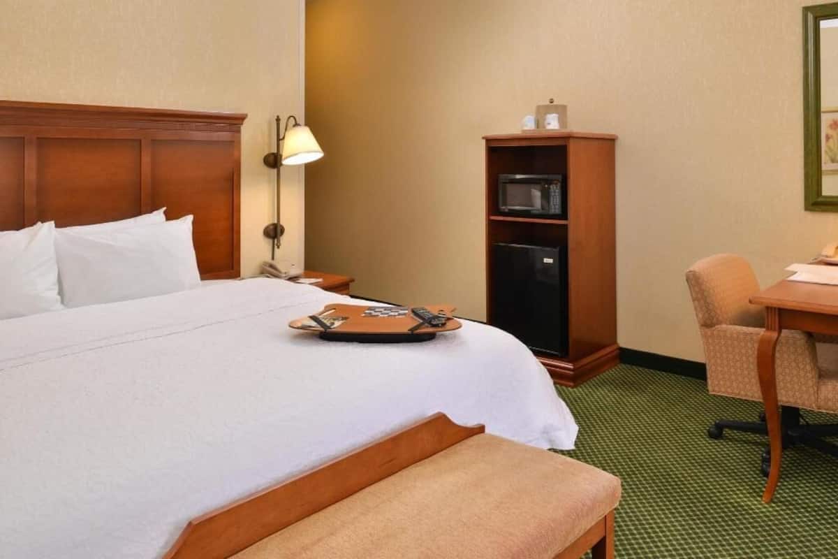 In-room safe, desk, iron/ironing board, free cribs/infant beds