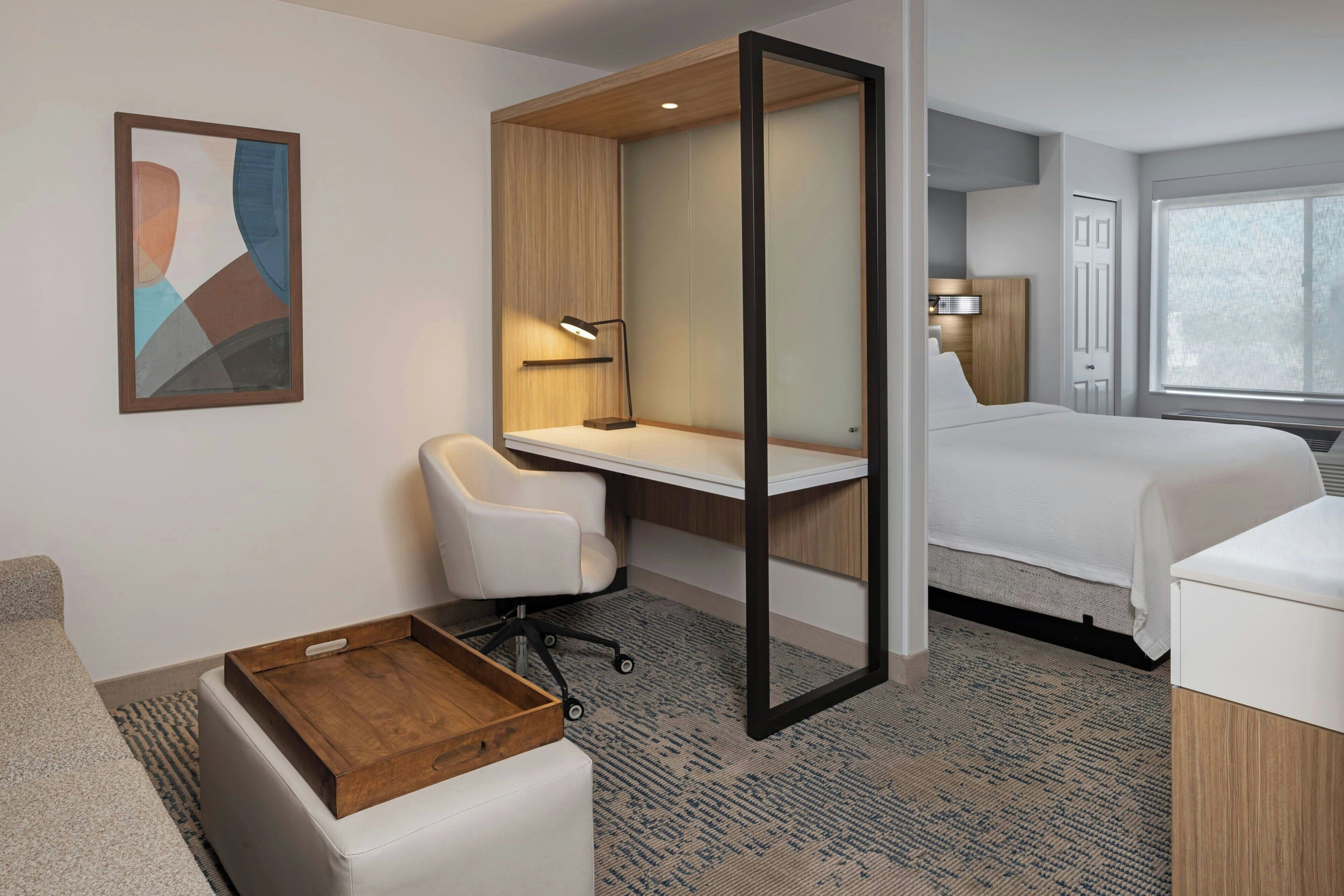 32-inch flat-screen tv with cable channels, tv