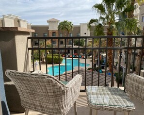 Suite, 1 Bedroom, Balcony | Desk, laptop workspace, blackout drapes, iron/ironing board