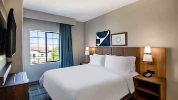 Schreibtisch, laptopgeeigneter Arbeitsplatz, Verdunkelungsvorhänge