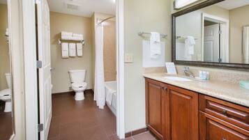 Free toiletries, hair dryer, towels