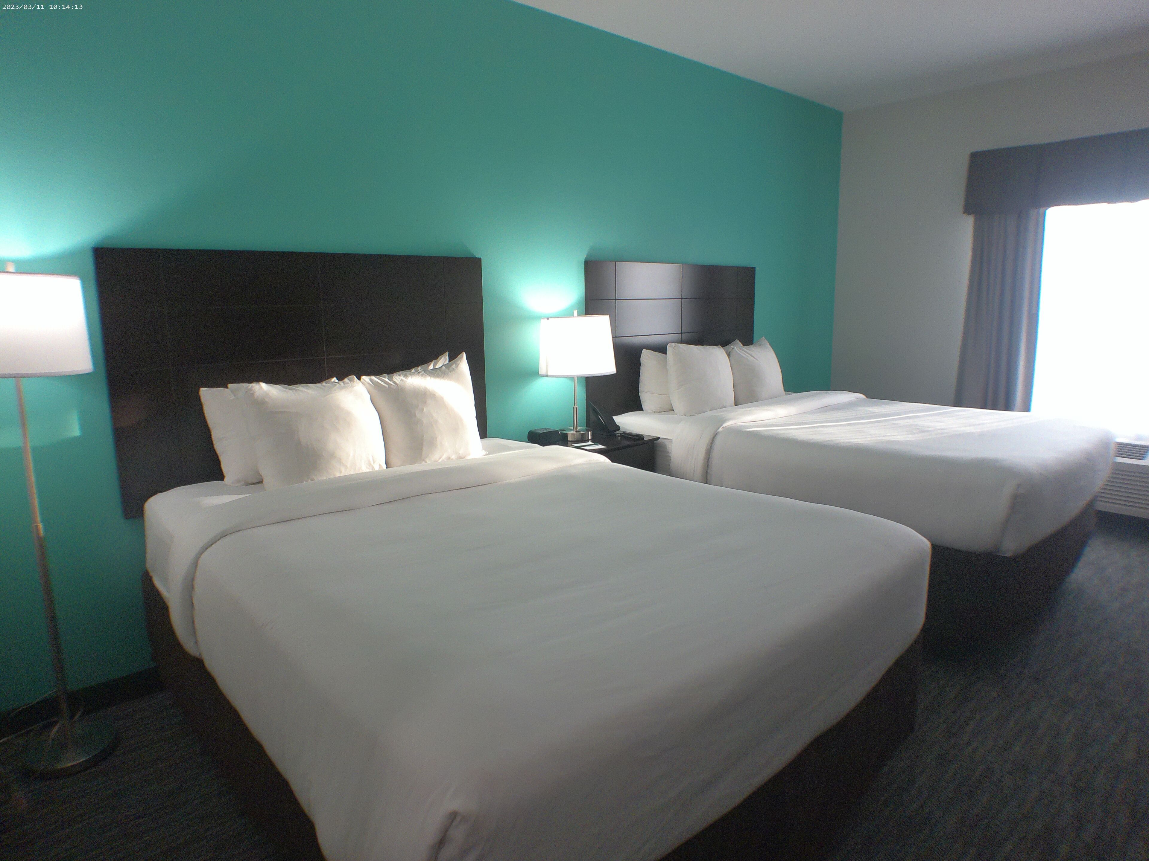 desk, blackout curtains, iron/ironing board, free wifi