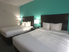 Desk, blackout drapes, iron/ironing board, free WiFi