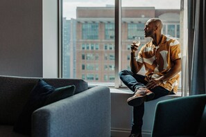 Literie de qualité supérieure, surmatelas, minibar