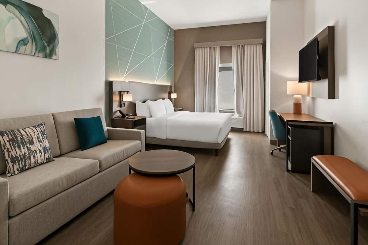 Premium bedding, pillow-top beds, in-room safe, desk
