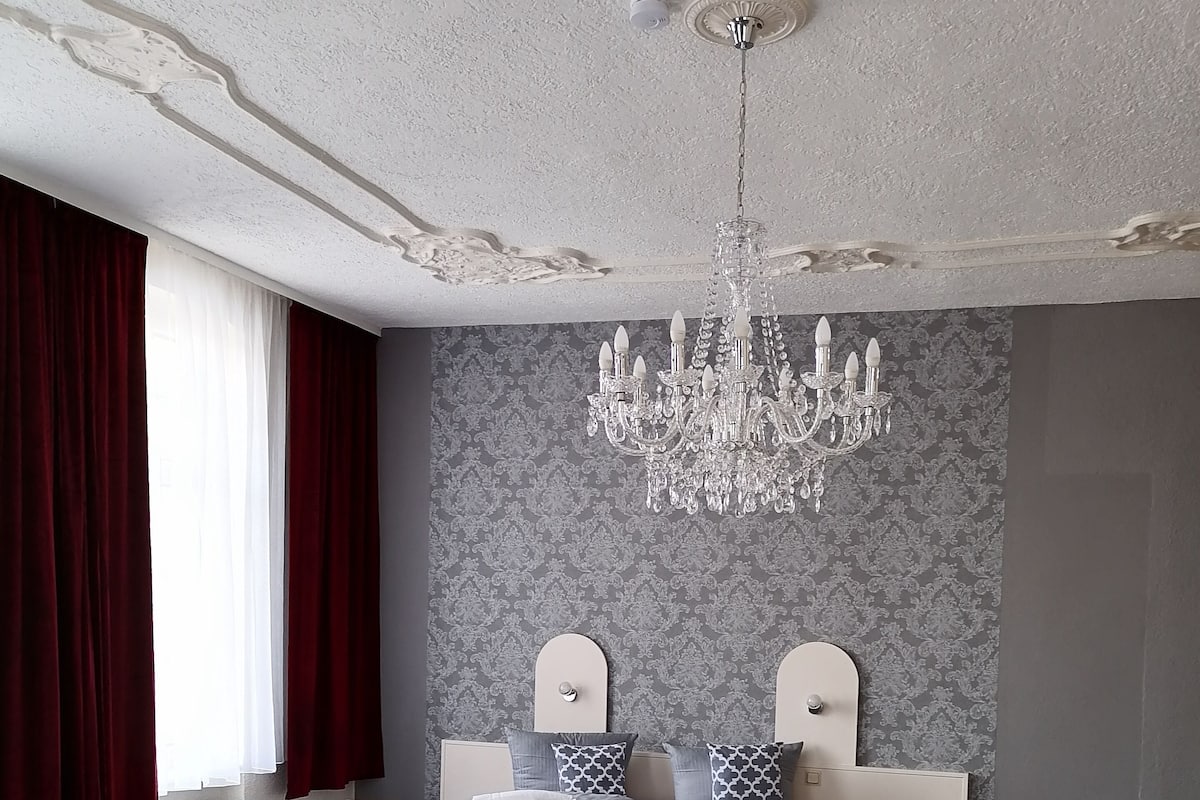 1 slaapkamer, luxe beddengoed, donzen dekbedden, pillowtop-bedden