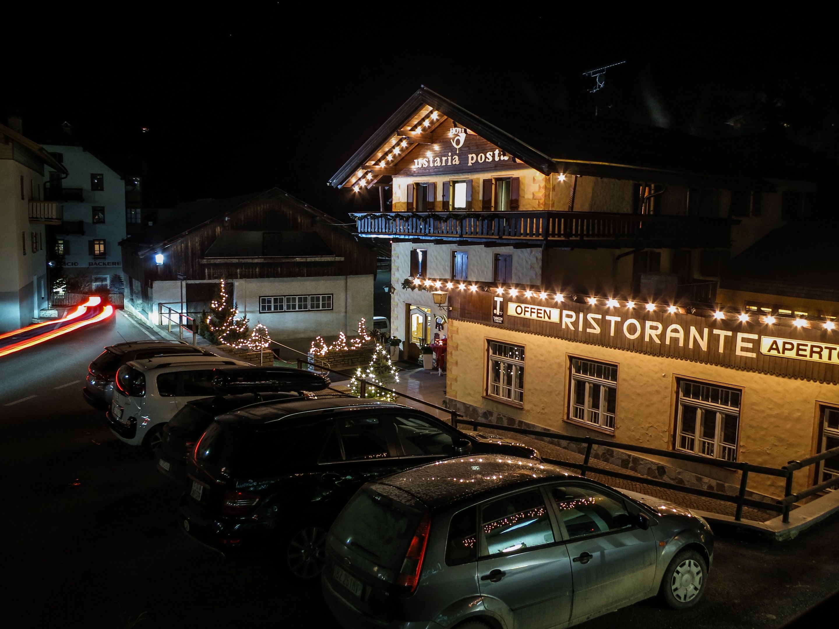 front of property – evening/night