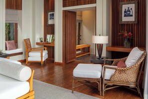 Premier Ocean View Pool Villa | 1 bedroom, premium bedding, minibar, in-room safe