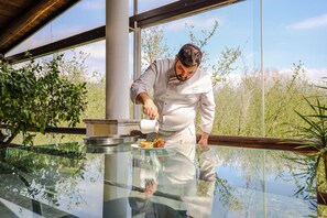 Frühstück, Mittagessen, Abendessen, mediterrane Küche