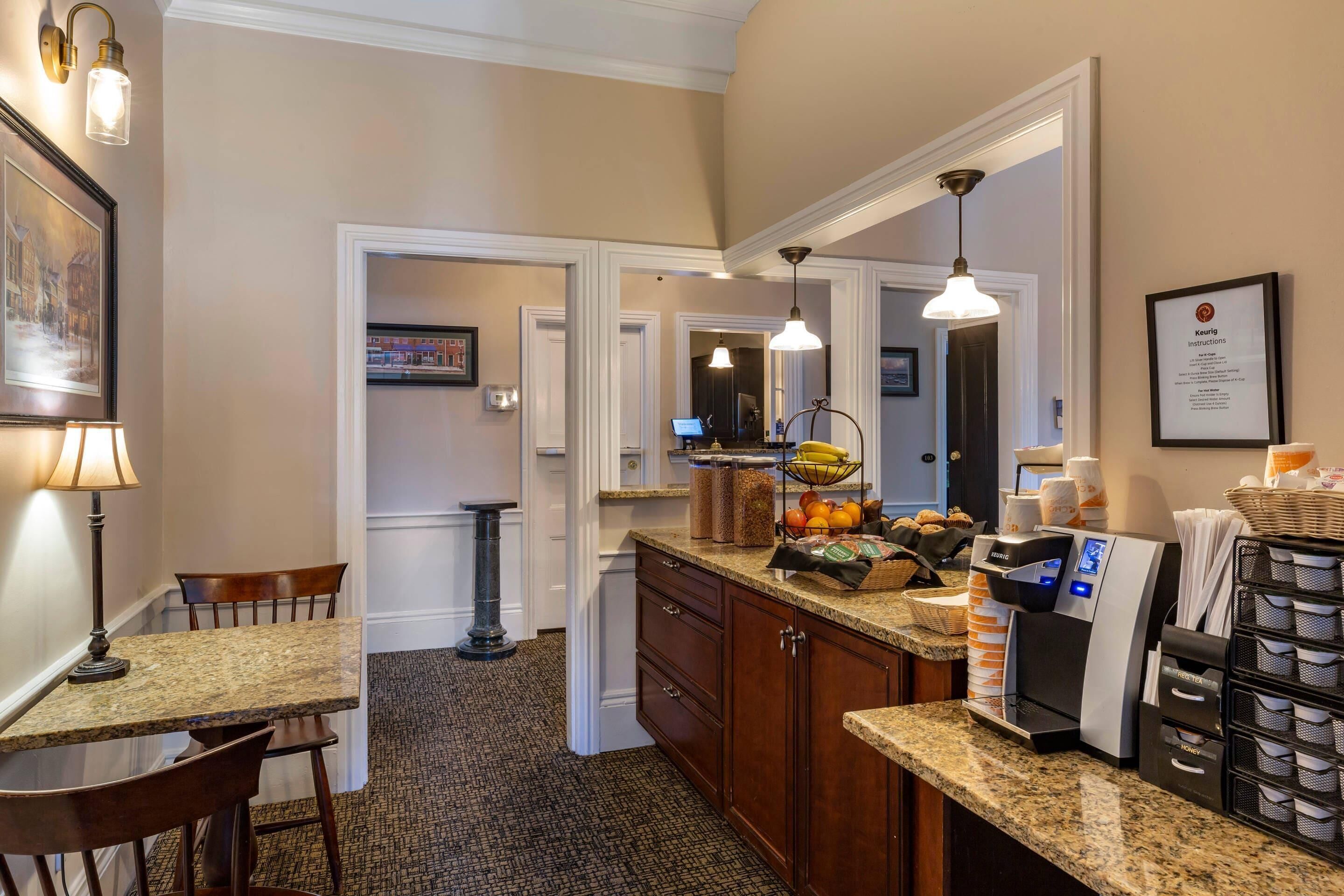 Breakfast area