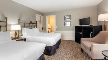 Room, 2 Double Beds, Non Smoking | Individually decorated, individually furnished, iron/ironing board, WiFi