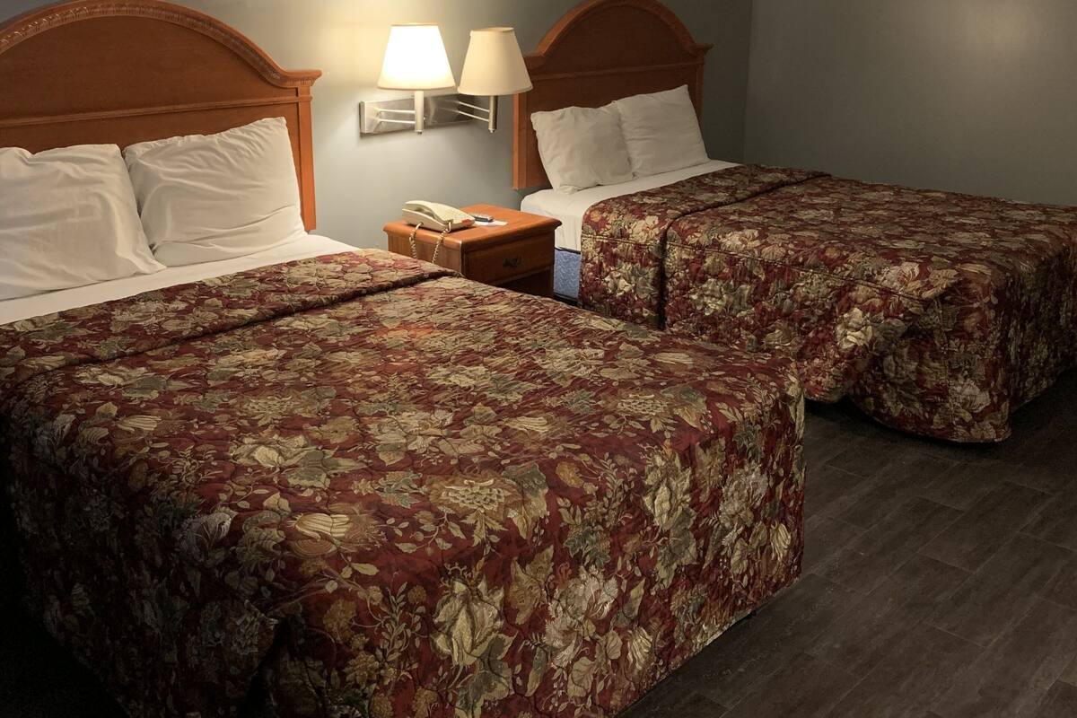 Desk, bed sheets