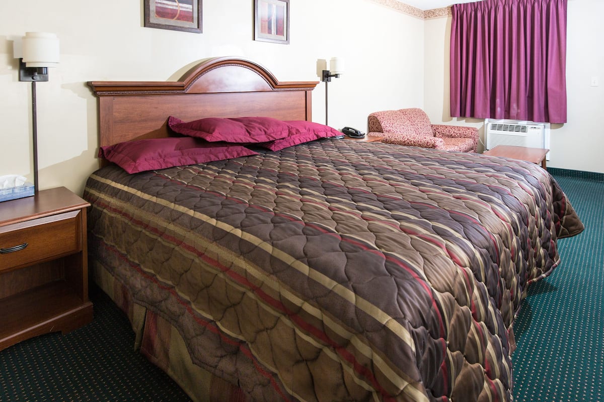 Standaard kamer, 1 kingsize bed, niet-roken (Ground Floor) | Verduisterende gordijnen, een strijkplank/strijkijzer, gratis wifi
