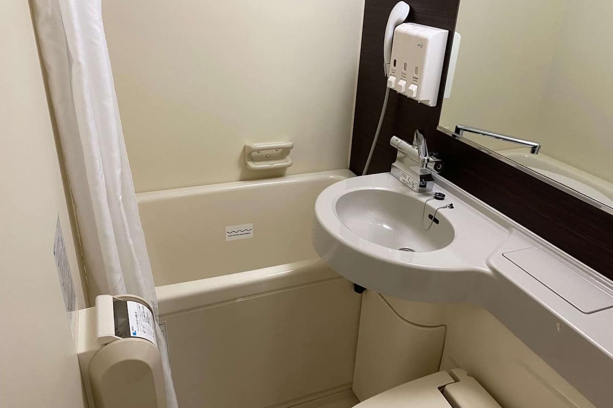 standard double room, non smoking | bathroom | combined shower/bathtub, deep-soaking bathtub, free toiletries