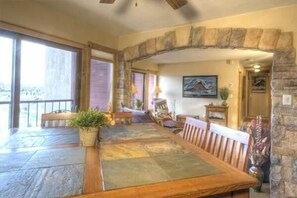 3 Bedroom plus Loft, 3 Bathroom Condominium | Living room | TV, fireplace, DVD player - Ridgecrest Condominiums by Pioneer Ridge Management (Steamboat Springs)