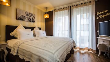 Deluxe Δίκλινο Δωμάτιο (Double) | 1 υπνοδωμάτιο, σεντόνια από αιγυπτιακό βαμβάκι, κρεβάτια Select Comfort