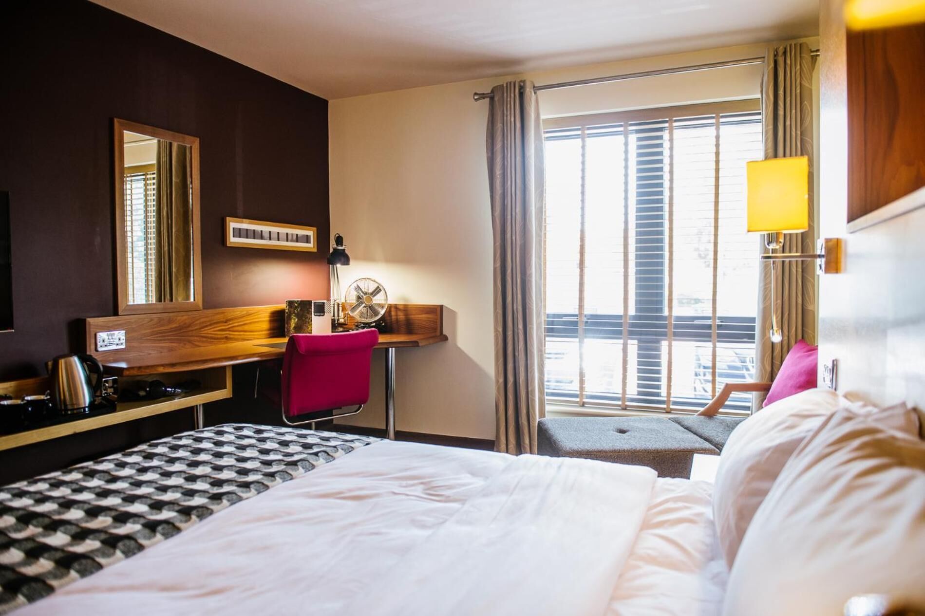 desk, iron/ironing board, free wifi, bed sheets