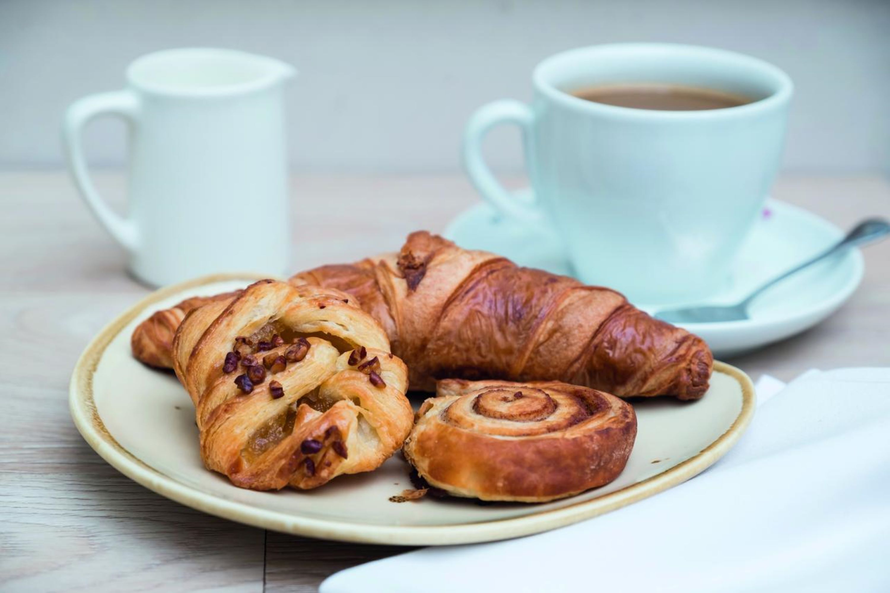daily continental breakfast (gbp 8.00 per person)
