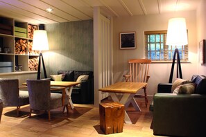 Sittområde i lobbyn