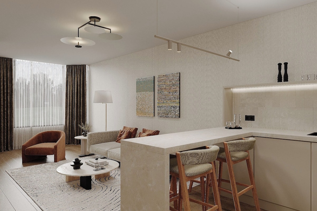 Apartment, 2 Bedrooms | Living area