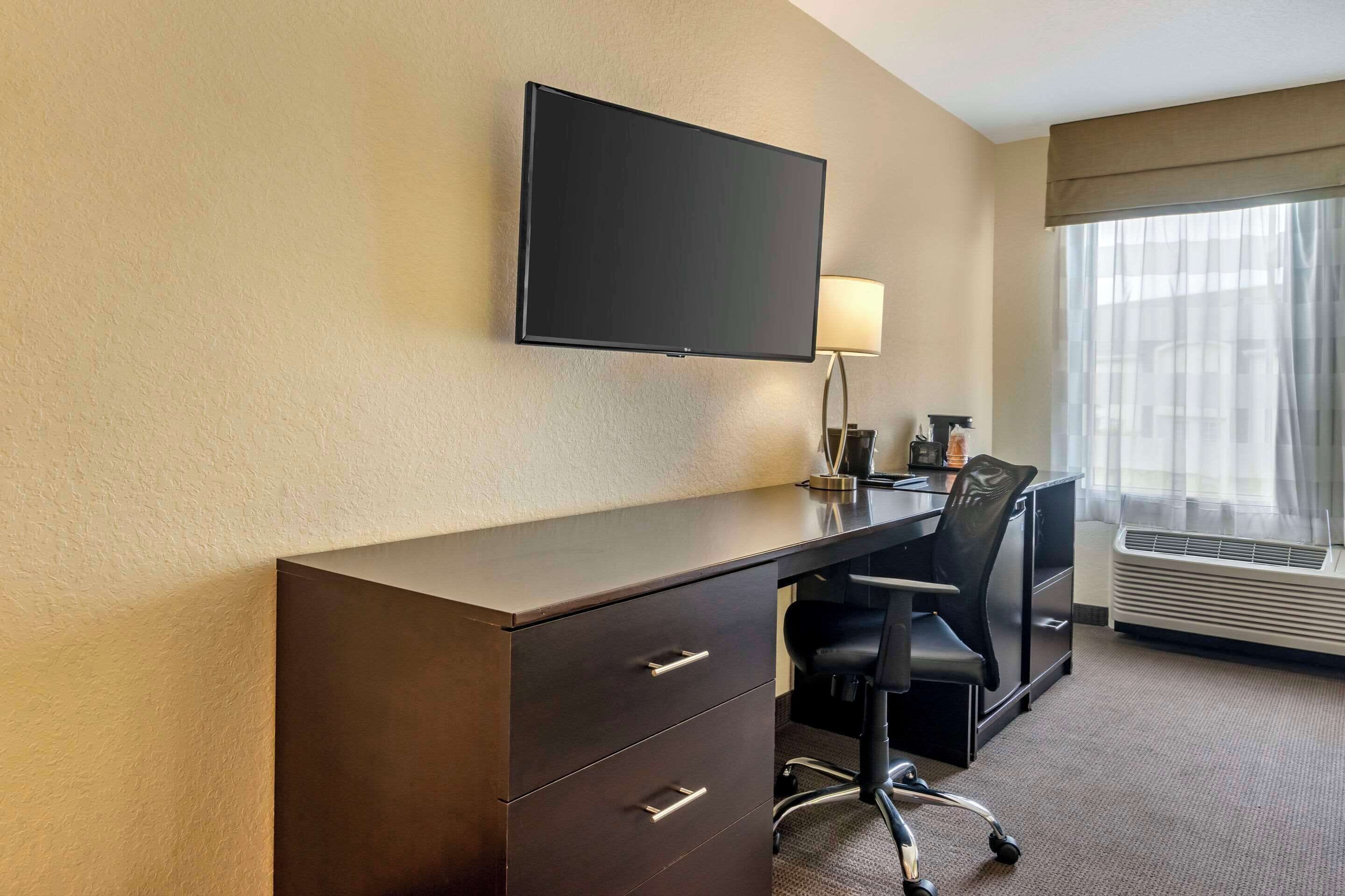 standard room, 2 queen beds, non smoking | desk, laptop workspace, blackout curtains, iron/ironing board