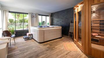 Sauna, vasca idromassaggio