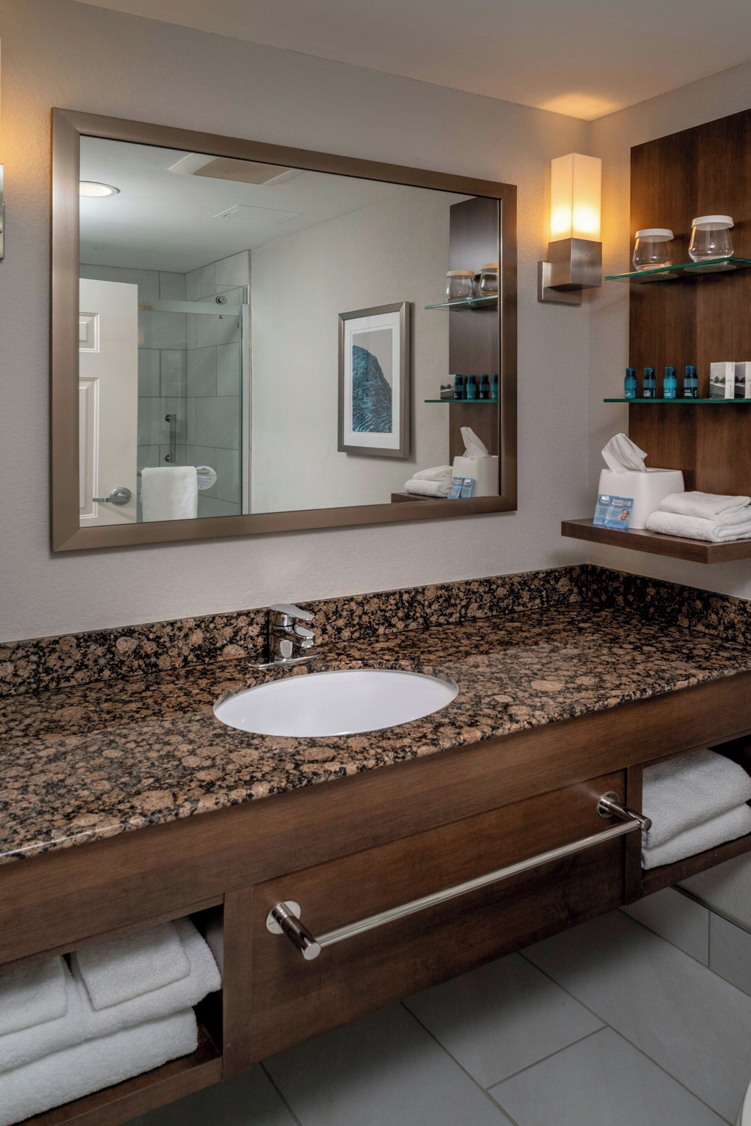 free toiletries, hair dryer, towels, soap