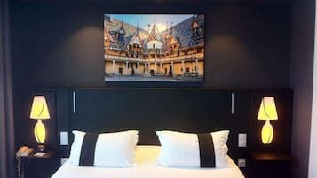 Premium bedding, minibar, in-room safe, desk