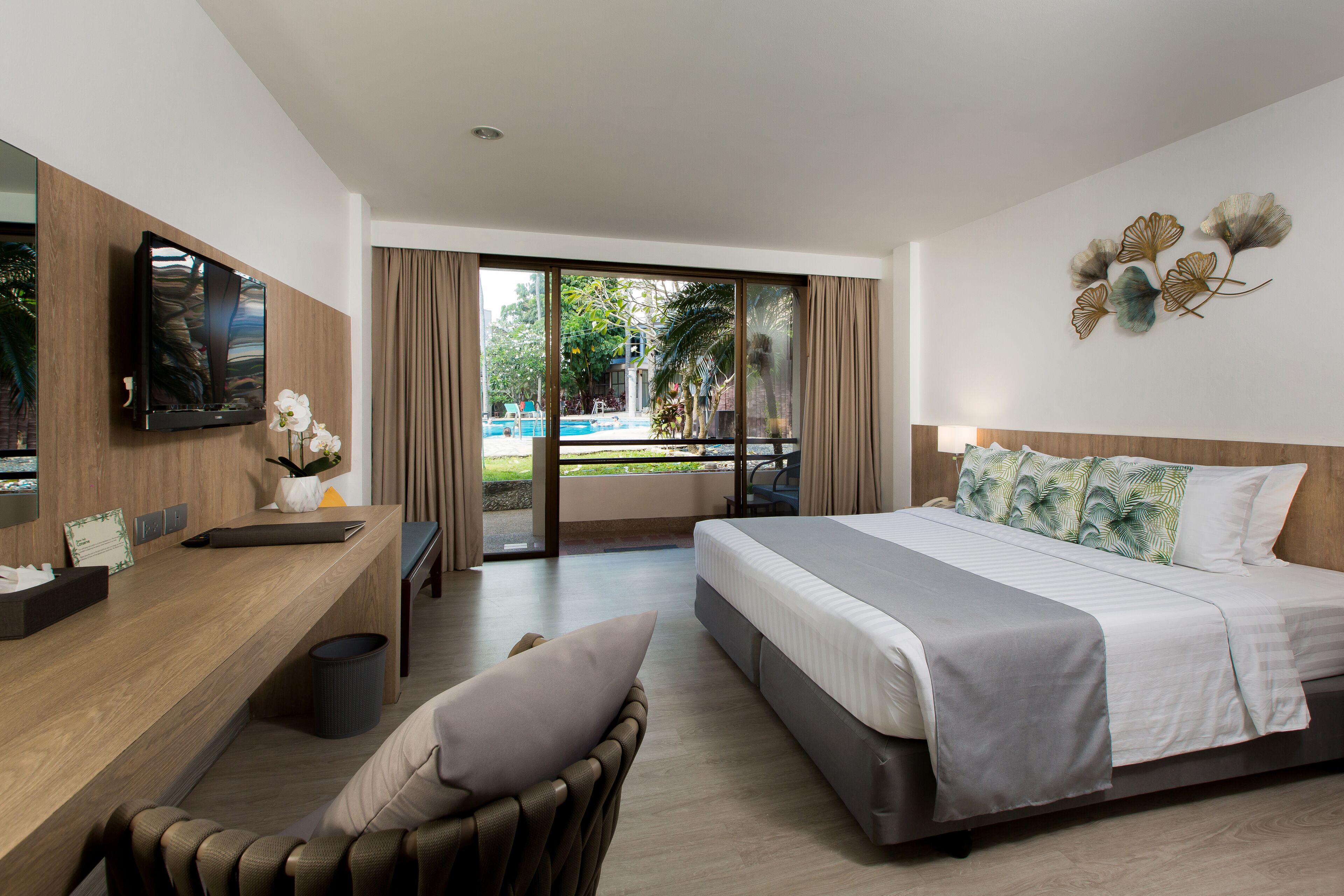 Free minibar items, in-room safe, individually decorated