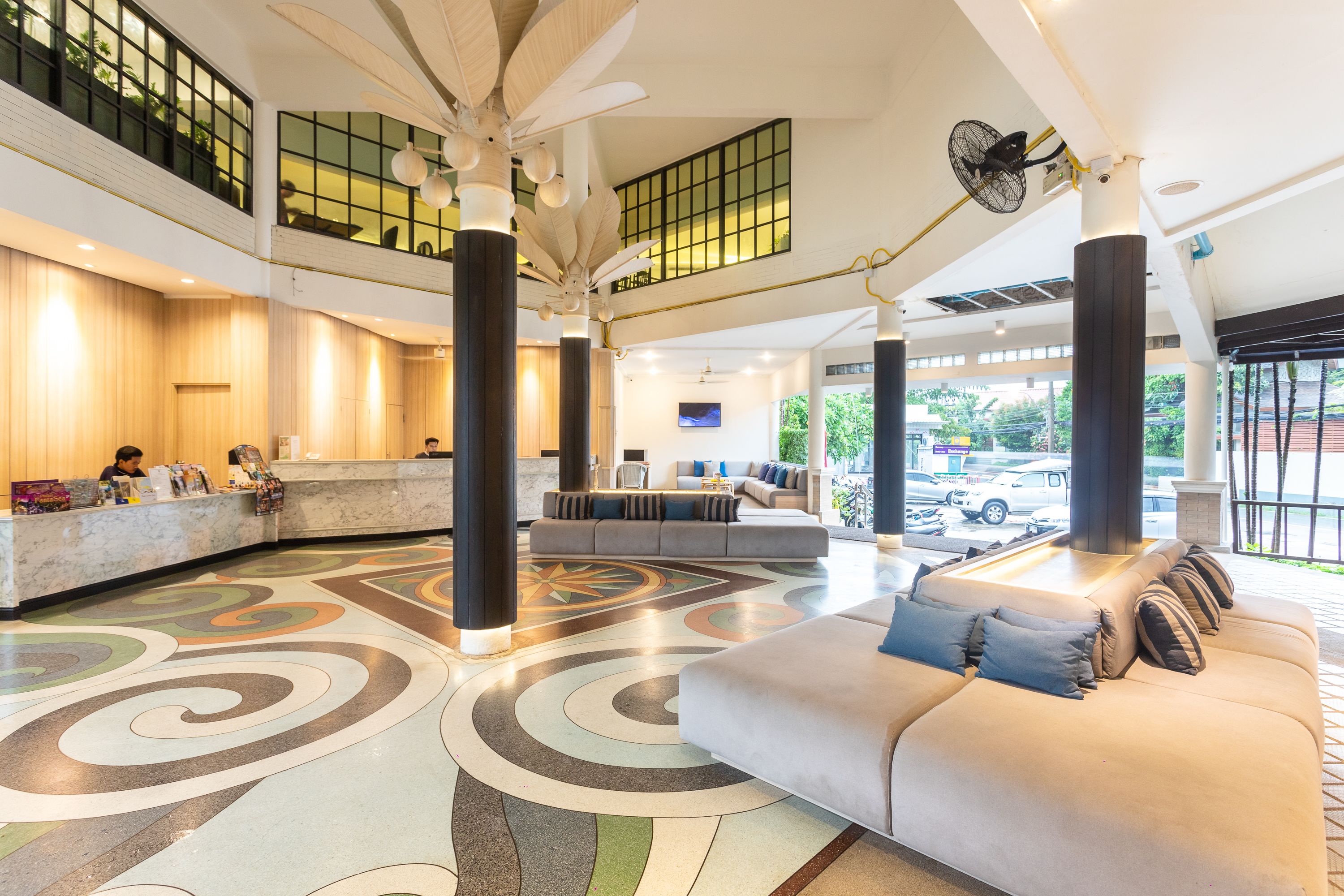 Lobby sitting area