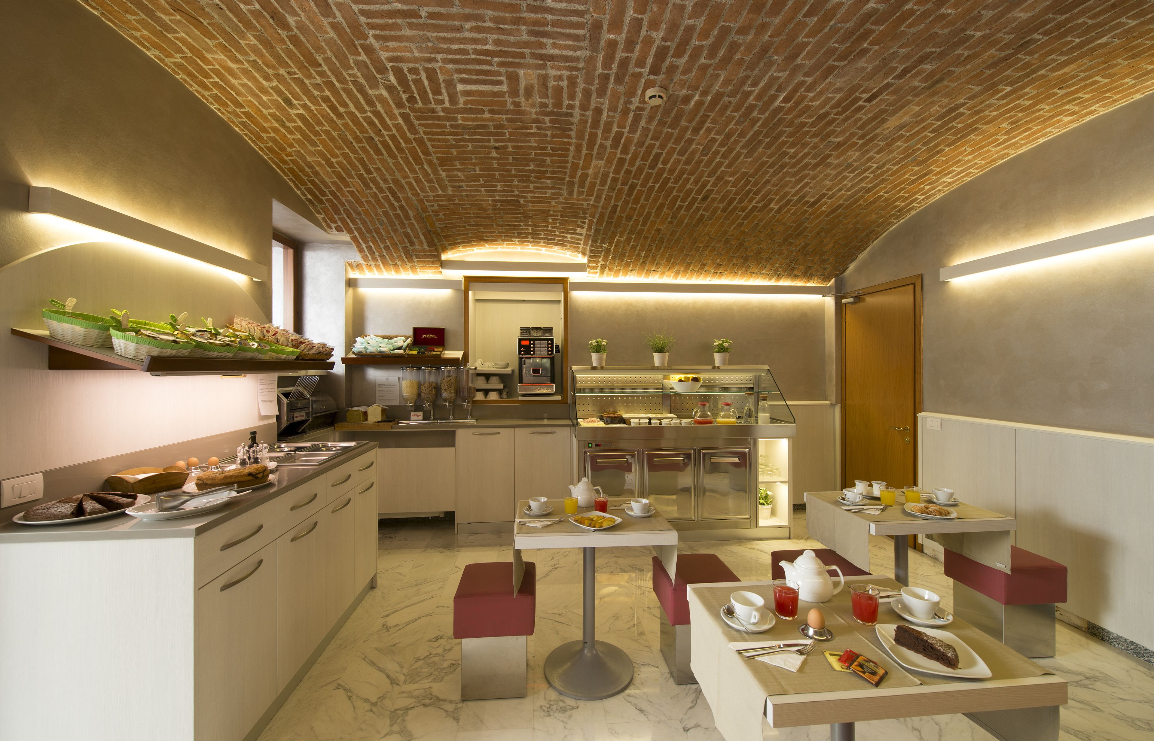 daily buffet breakfast (eur 7 per person)