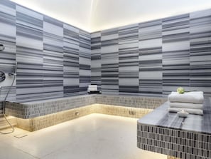 Salas de tratamiento para parejas, baño turco/hammam