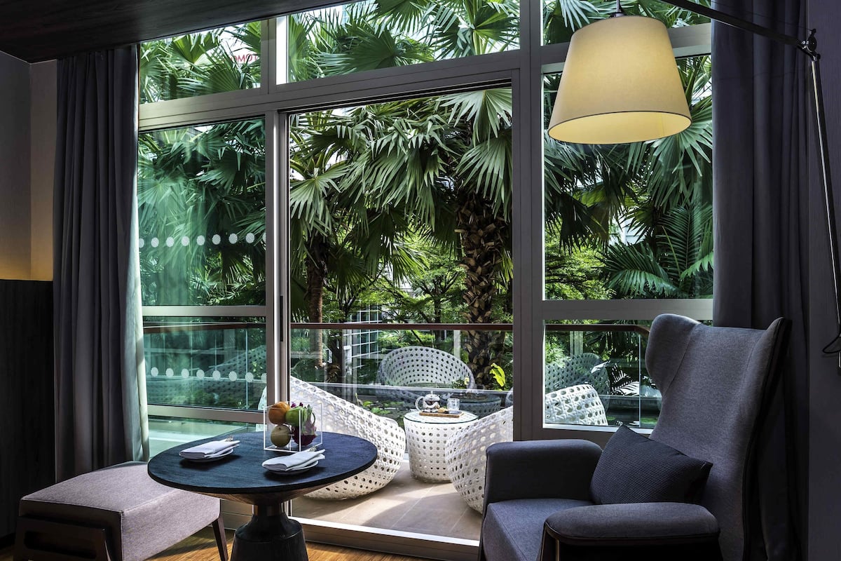 1 Schlafzimmer, hochwertige Bettwaren, Daunenbettdecken