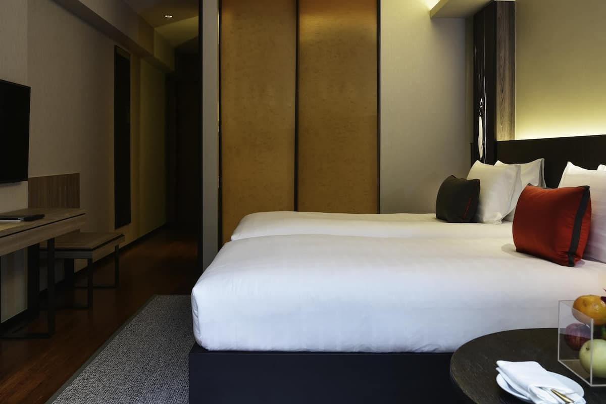 Deluxe Room, 2 Twin Beds | Premium bedding, down comforters, pillowtop beds, minibar