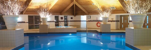 Indoor pool, outdoor pool