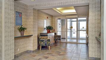 Sitteområde i lobbyen