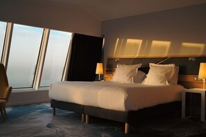 Suite Seeko'o Design avec terrasse | Ropa de cama de alta calidad, minibar, caja fuerte y escritorio