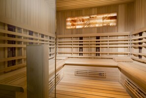 Sauna, steam room, body treatments, hydrotherapy, body wraps