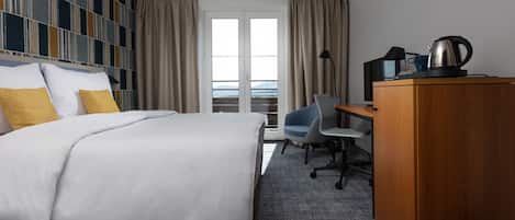 Bureau, rideaux occultants, chambres insonorisées, lits bébé (gratuits)