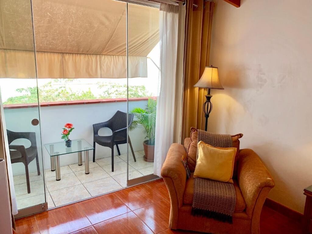 Junior Room, 1 Queen Bed, Balcony, Garden View