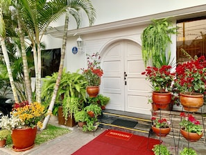 Fassade der Unterkunft