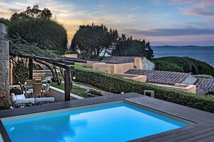Vila conforto, 2 quartos, vista para o jardim, em edifício anexo (Gardenia, private pool) | Lençóis italianos Frette, roupas de cama premium, edredons de pluma