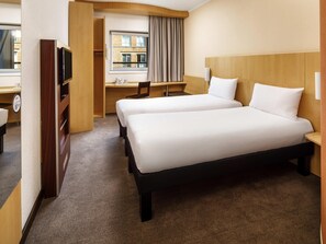 Twin Room, 2 Twin Beds | Hypo-allergenic bedding, in-room safe, desk, soundproofing