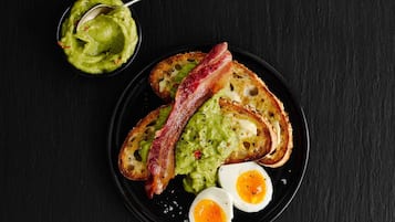 Daily buffet breakfast for a fee
