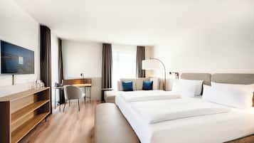 Premium bedding, in-room safe, desk, laptop workspace