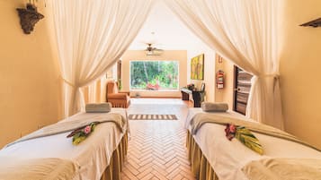 Couples treatment rooms, sauna, hot tub, Turkish bath, body treatments