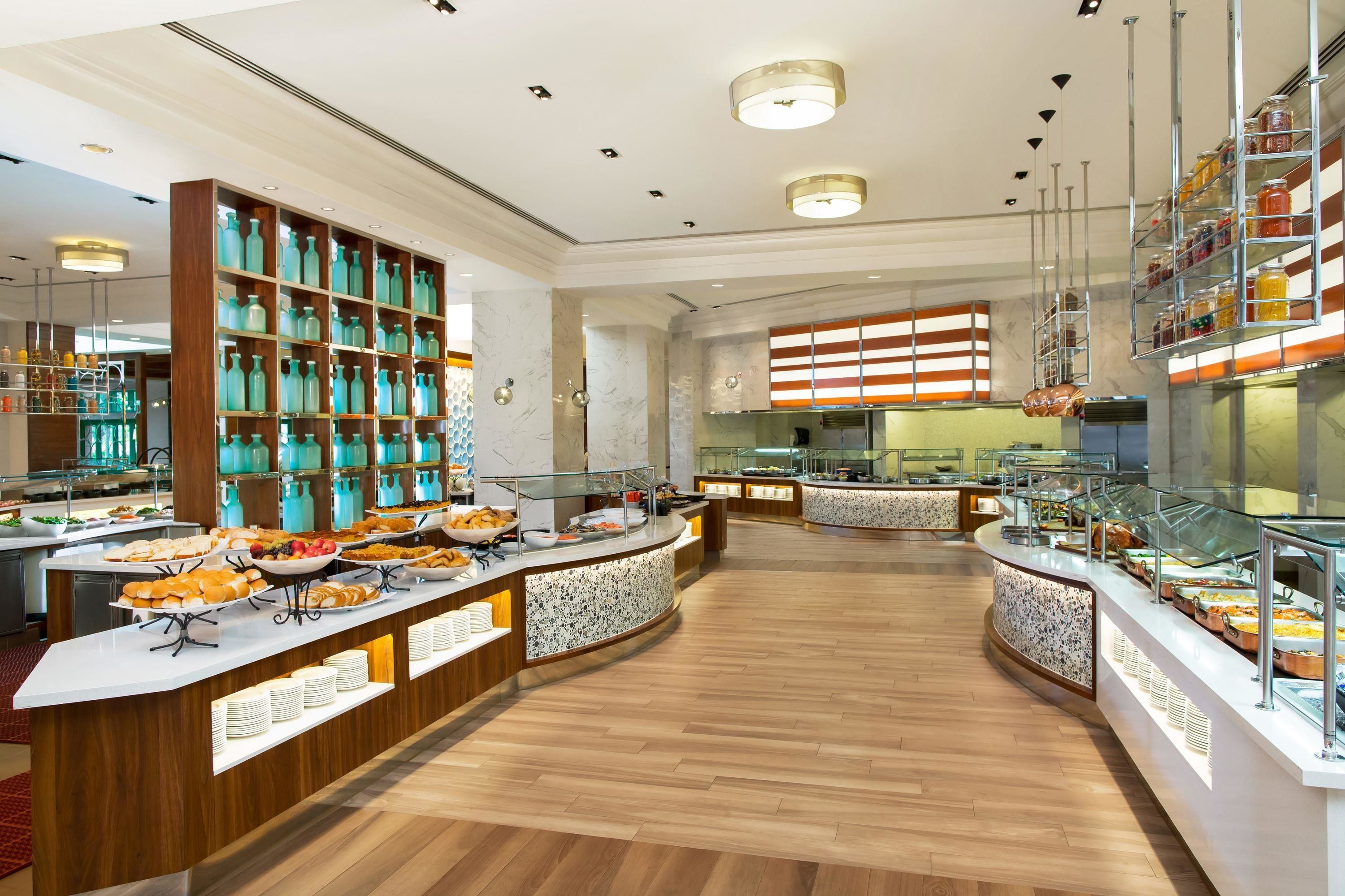 buffet breakfast for a fee