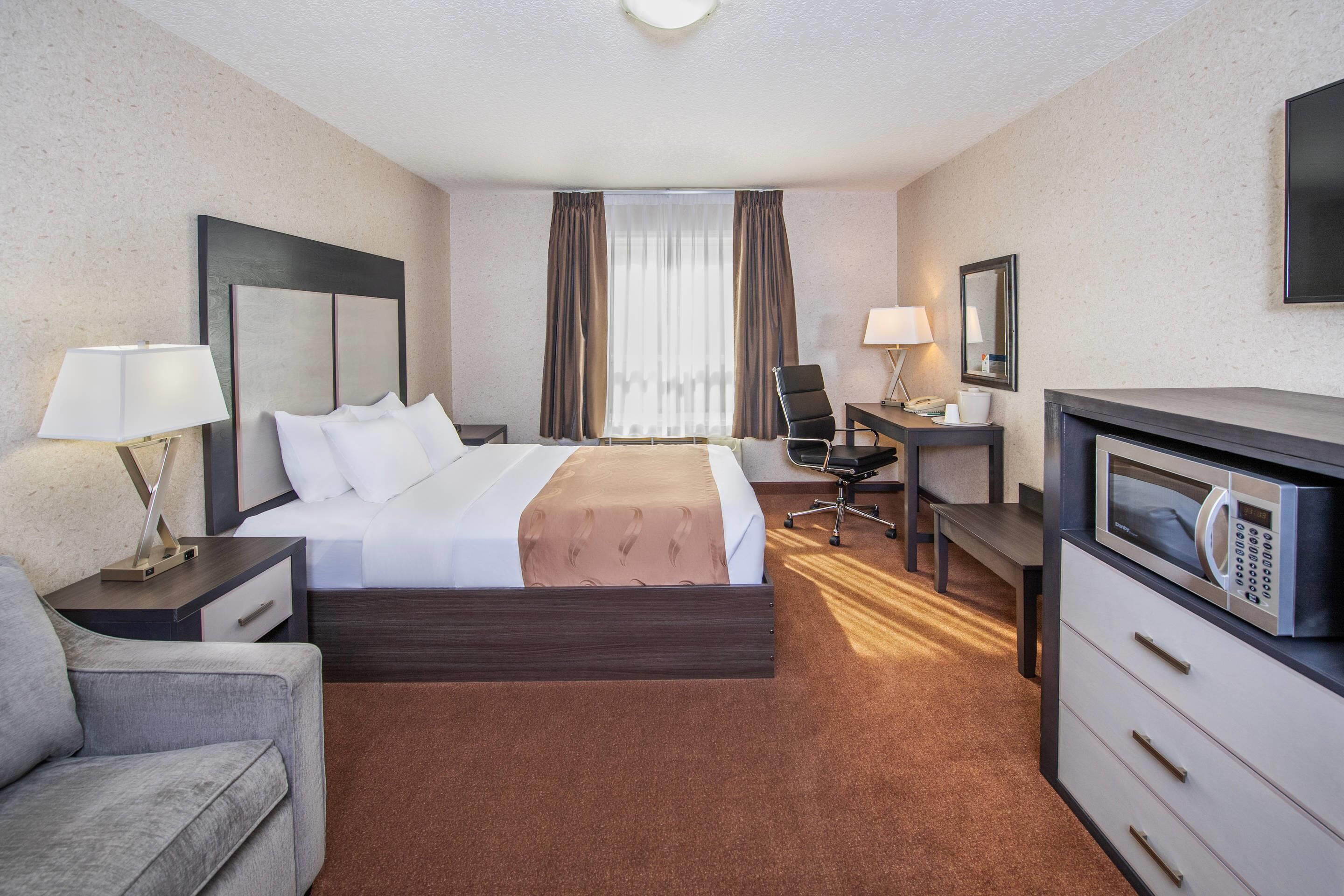 desk, laptop workspace, blackout curtains, soundproofing