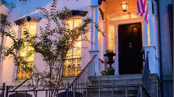 Front of property – evening/night