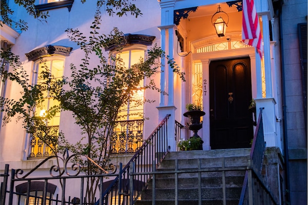 Front of property - evening/night